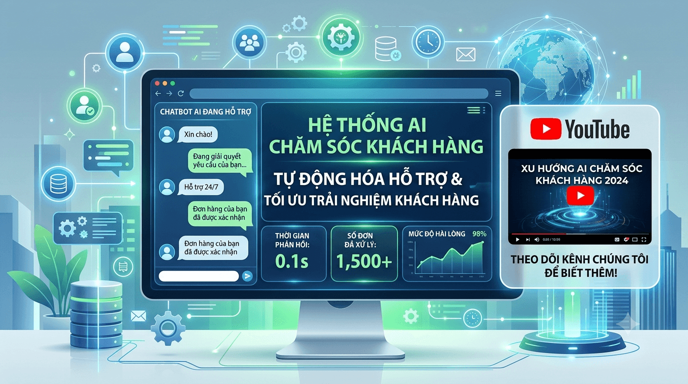 AI Chăm Sóc Khách Hàng: Giải Pháp Tự Động Hóa Giúp Doanh Nghiệp Tăng Doanh Thu Và Nâng Cao Trải Nghiệm Khách Hàng
