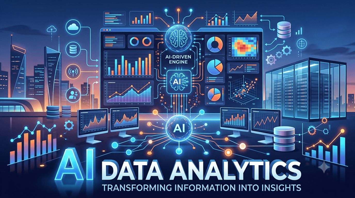 AI Data Analytics Là Gì? Ứng Dụng, Lợi Ích Và Cách Doanh Nghiệp Khai Thác Hiệu Quả