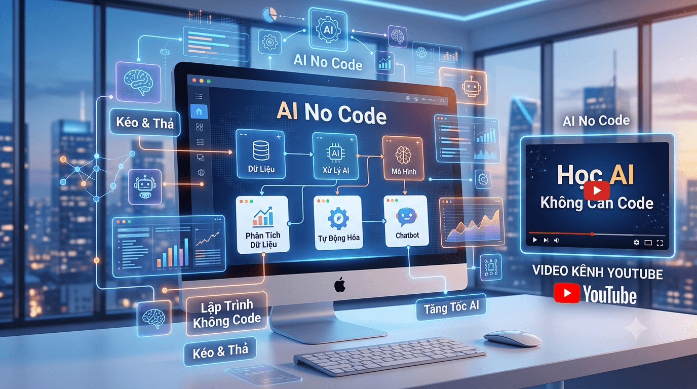 AI No Code Cho Người Không Biết Lập Trình: Cách Tạo Ứng Dụng AI Chỉ Trong Vài Giờ