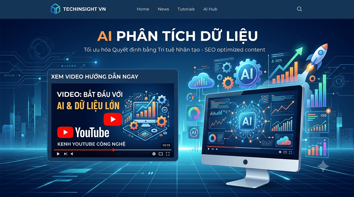 AI Phân Tích Dữ Liệu Là Gì? 10 Ứng Dụng Thực Tiễn Giúp Doanh Nghiệp Ra Quyết Định Chính Xác