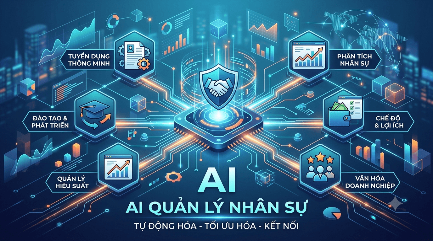 AI Quản Lý Nhân Sự: Giải Pháp Tối Ưu Quản Trị Doanh Nghiệp Trong Kỷ Nguyên Số