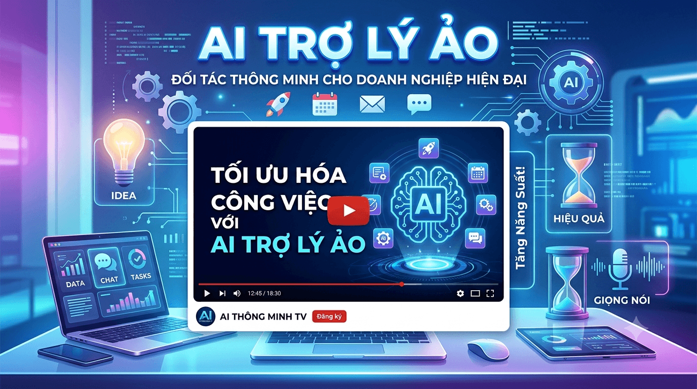 AI Trợ Lý Ảo Cho Doanh Nghiệp: Giải Pháp Tăng Hiệu Suất, Tiết Kiệm Chi Phí Trong Kỷ Nguyên AI