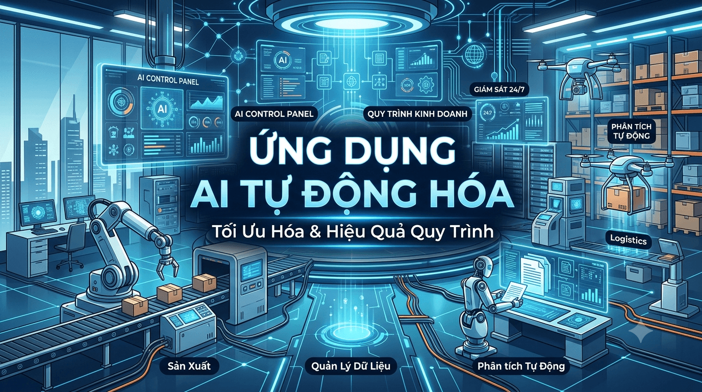 Ứng Dụng AI Tự Động Hóa: Tối Ưu Công Việc, Tiết Kiệm Thời Gian Và Chi Phí
