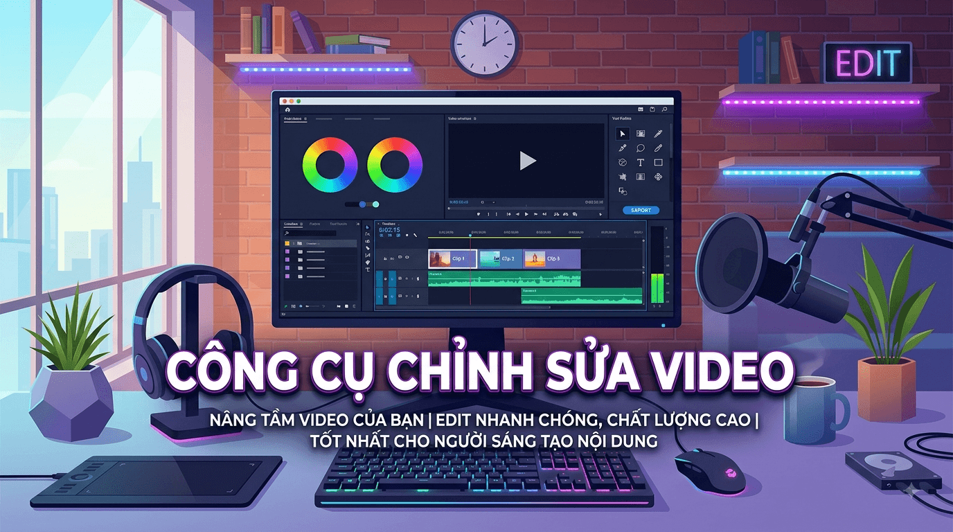 Công Cụ Chỉnh Sửa Video: Top Công Cụ Tốt Nhất Cho Người Mới Và Chuyên Nghiệp