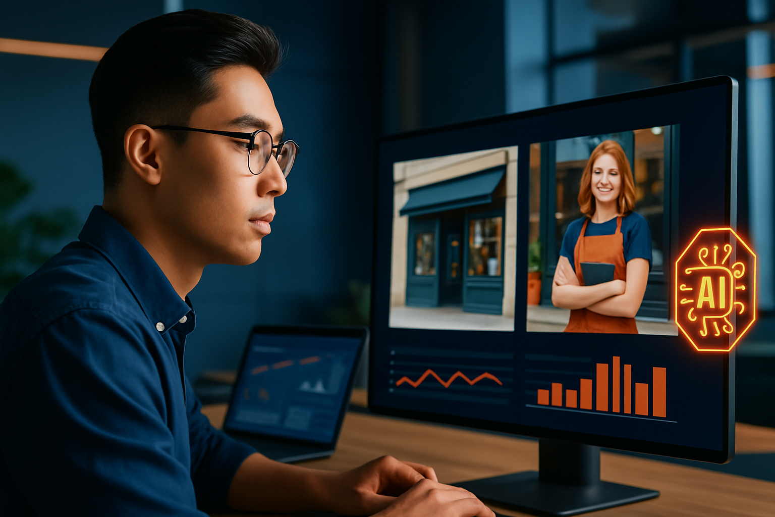 So sánh trước và sau khi dùng AI tạo hình ảnh trong quy trình marketing