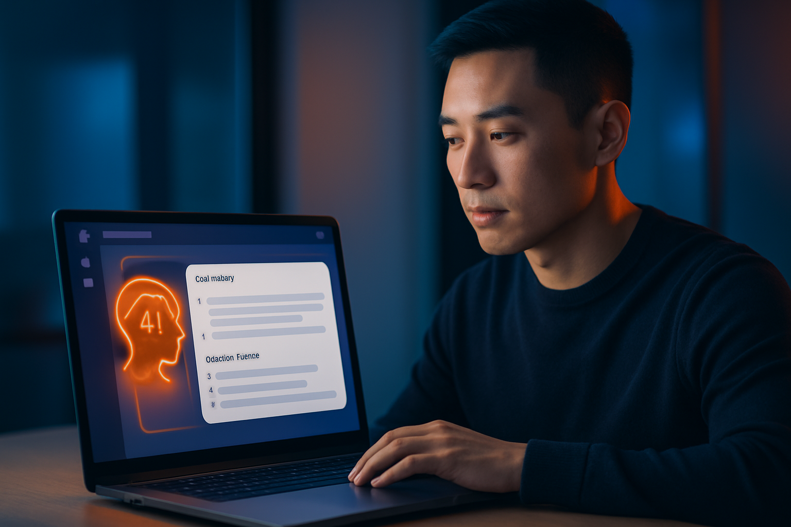 Screenshot giao diện Microsoft Teams Copilot đang tóm tắt cuộc họp và tạo action items tự động
