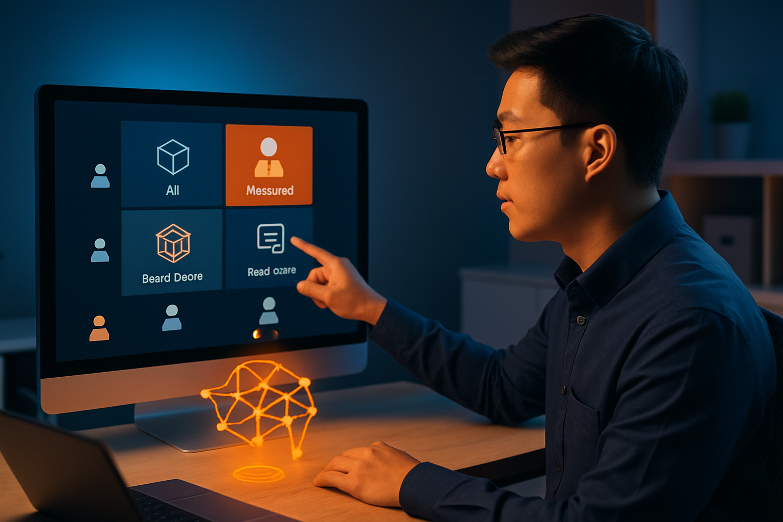 Sơ đồ ma trận phân loại nhân viên theo 4 nhóm Power/Core/Basic Users và Quản lý, với các công cụ AI phù hợp cho từng nhóm