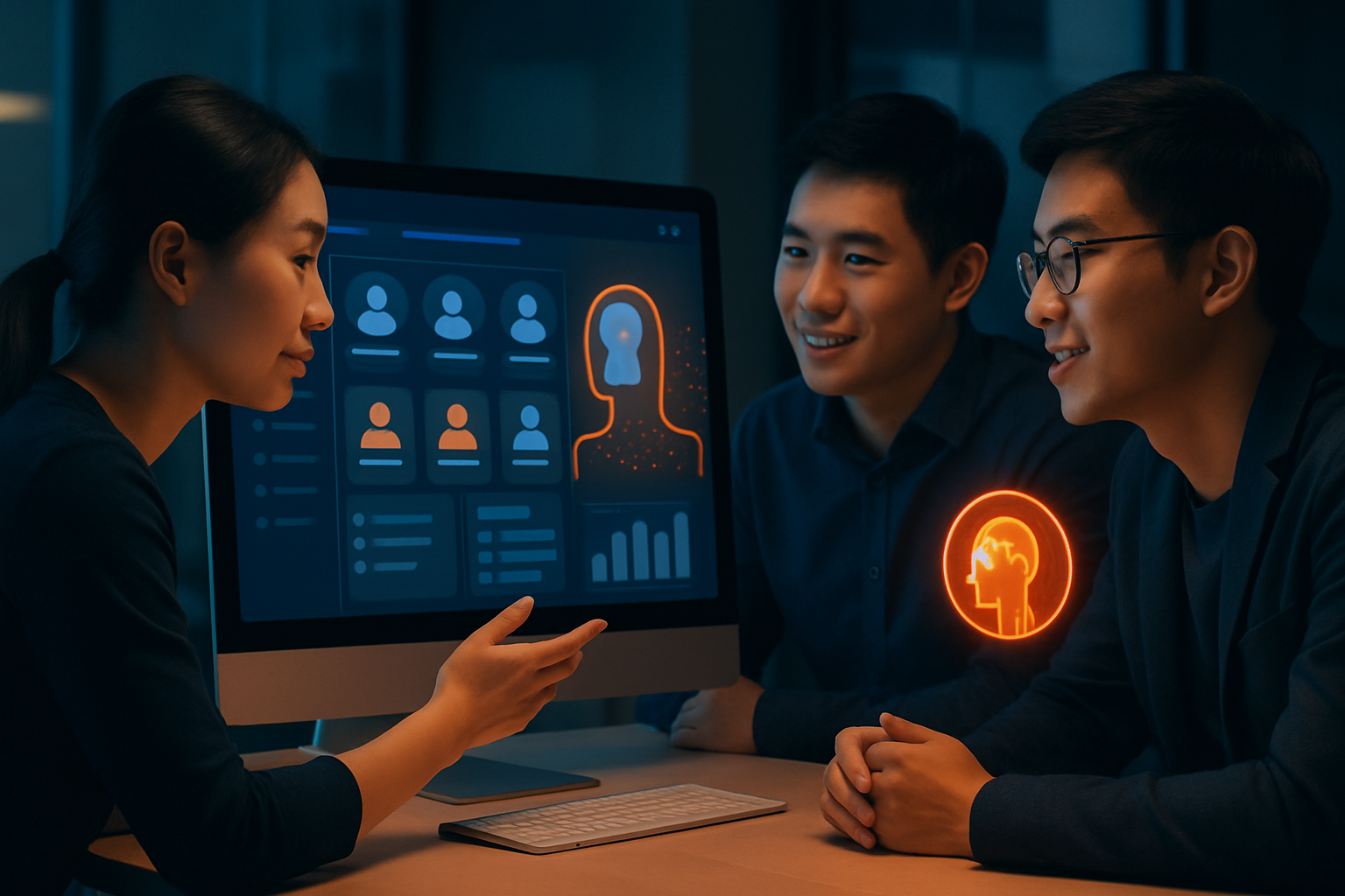 Dashboard Gemini doanh nghiệp với giao diện quản lý đội nhóm và phân quyền người dùng