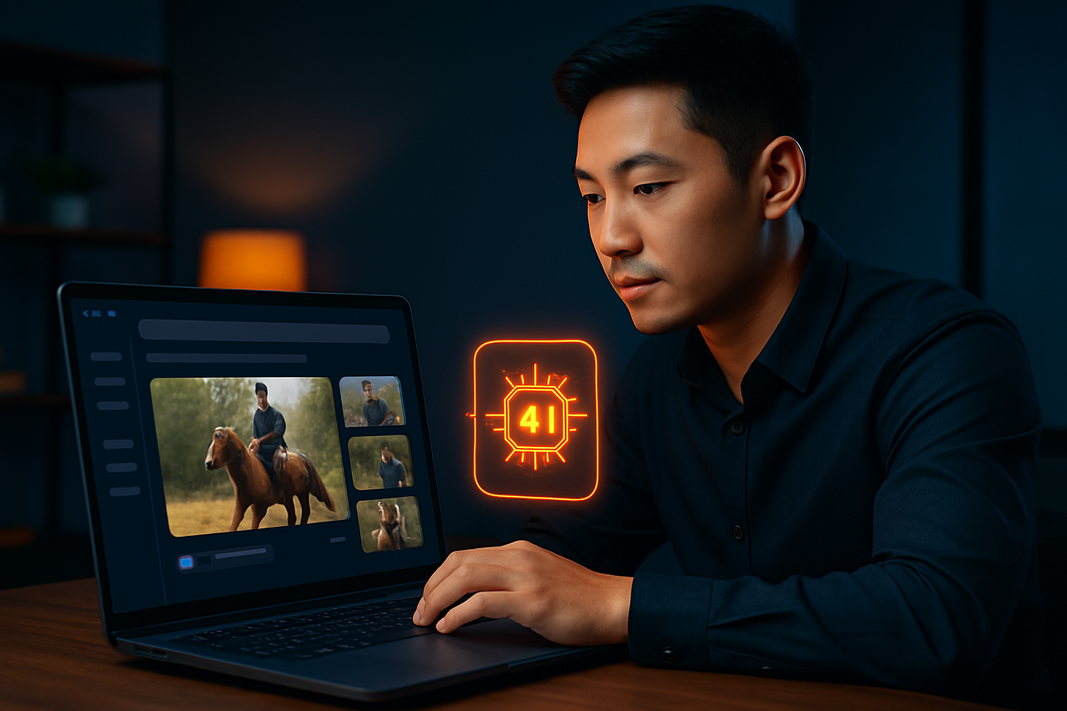 Giao diện Veo AI tạo video từ prompt văn bản, so sánh kết quả output với các công cụ khác