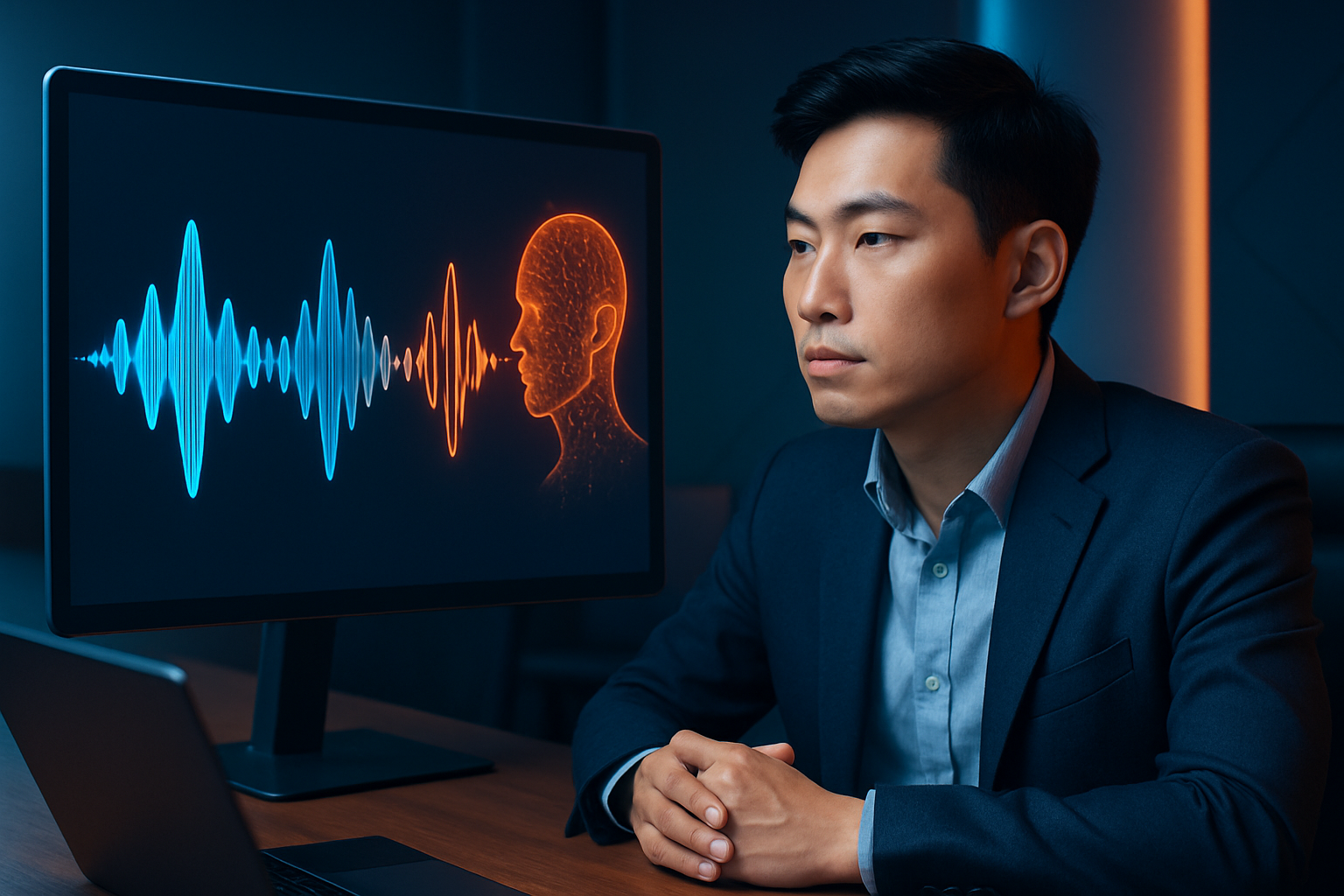 So sánh sóng âm giọng người thật và giọng AI clone tiếng Việt, minh họa độ tương đồng cao