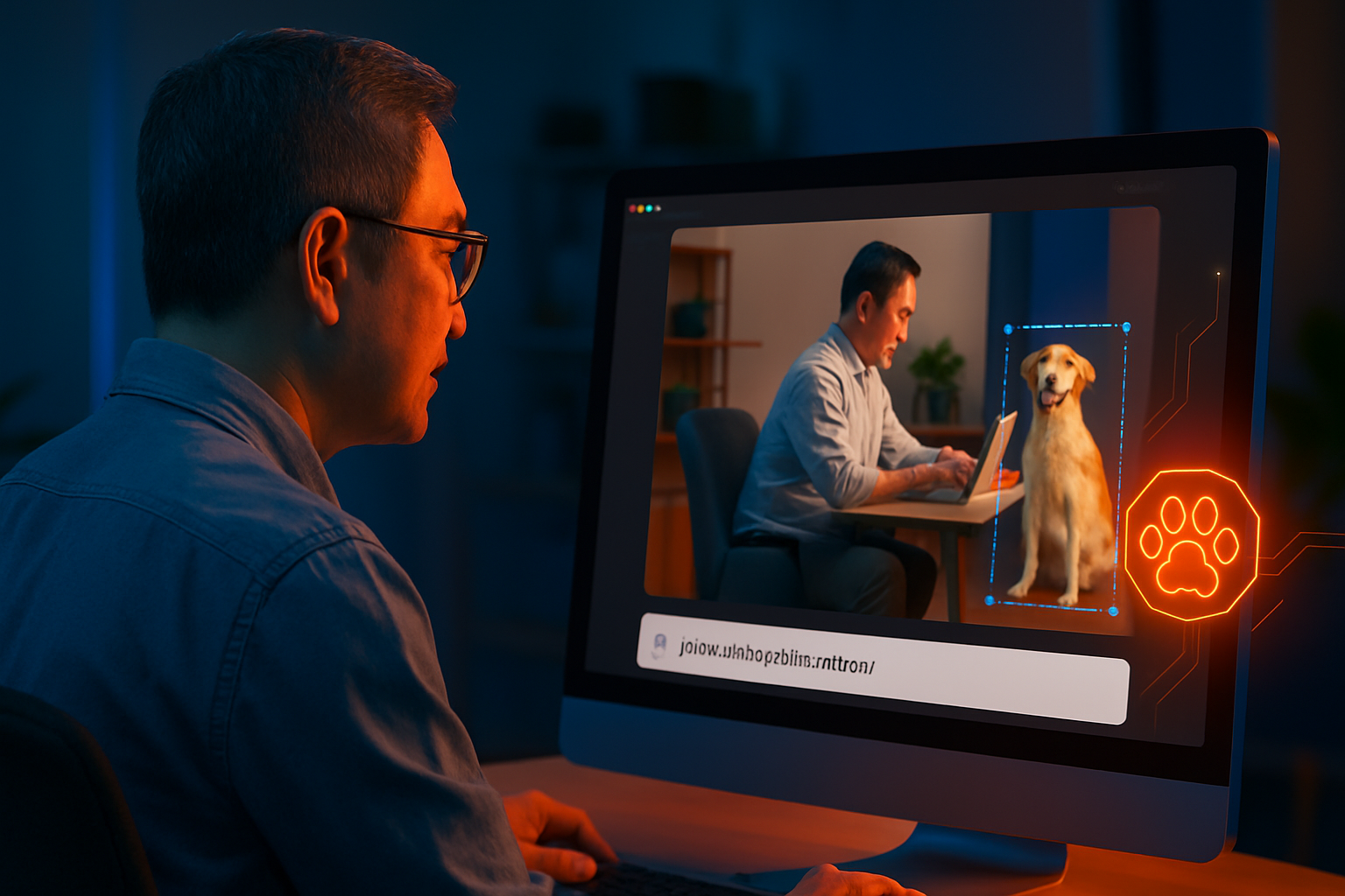 Screenshot giao diện Adobe Firefly đang thêm vật thể vào ảnh, hiển thị vùng chọn và ô nhập câu lệnh